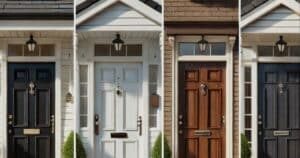 black, white , brown , gray door color -1