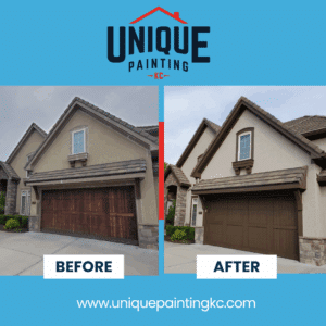 BEFORE AND AFTER EXTERIOR PAINTING IN Kansas City metro