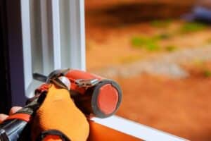 operating power drilling of a window